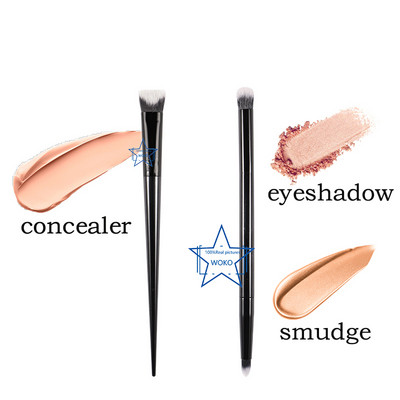 Pensula pentru pudră Fard de obraz BLACK Pensule vegană pentru pudră presată #22 - Instrument de cosmetice pentru pensulă de machiaj, rotundă mare, netedă, pentru amestecare a pudrei