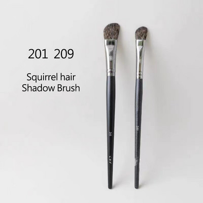 1buc Păr de animal Pensule de machiaj cu umbră în unghi Blending Blusher fard de pleoape multifuncțional Nas Pensule de machiaj veveriță 201 209