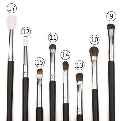 Shinedo 2/3/8/7 db sminkecset szett szemhéjpúder matt fekete színű puha kecskeszőr szépség sminkkészlet Brochas Maquillage