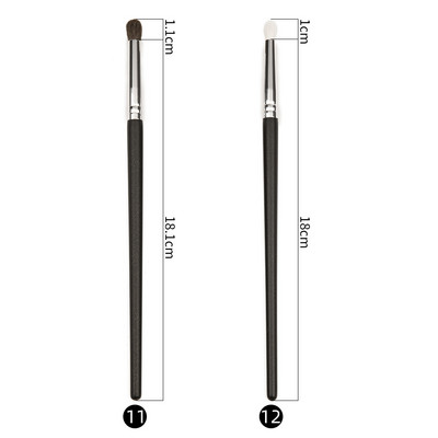Shinedo 2/3/8/7 db sminkecset szett szemhéjpúder matt fekete színű puha kecskeszőr szépség sminkkészlet Brochas Maquillage
