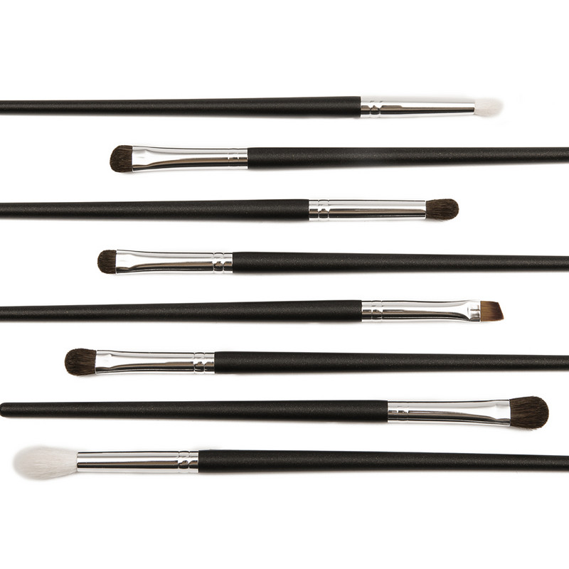 Shinedo 2/3/8/7 db sminkecset szett szemhéjpúder matt fekete színű puha kecskeszőr szépség sminkkészlet Brochas Maquillage
