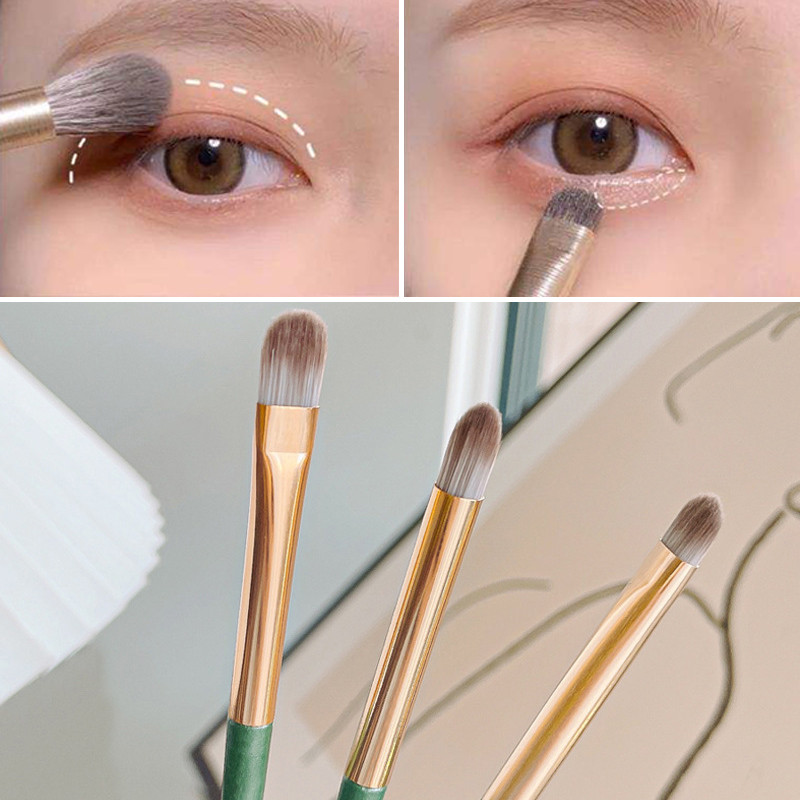 3 bucăți/set perie pentru pete pentru amestecarea fardului de pleoape, aplicator de pudră, instrument de machiaj, frumusețe, moale, perie pentru pete, instrument de machiaj