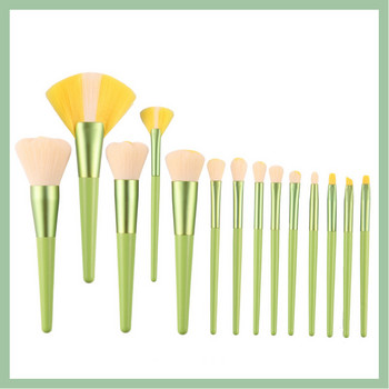 14 τμχ Creative Σετ πινέλων μακιγιάζ Daisy Loose Powder Eye Shadow Concealer Highlight Πινέλο λουλουδιών Super Soft Beauty Cosmetics Tools