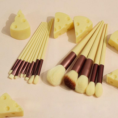 14 vnt Creative Daisy makiažo šepetėlių rinkinys laisvos pudros akių šešėlių maskavimo priemonė Highlight Flower Brush Super Soft Beauty Cosmetics Tools