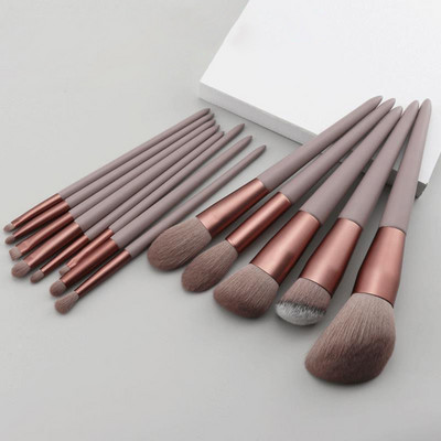 14 vnt Creative Daisy makiažo šepetėlių rinkinys laisvos pudros akių šešėlių maskavimo priemonė Highlight Flower Brush Super Soft Beauty Cosmetics Tools