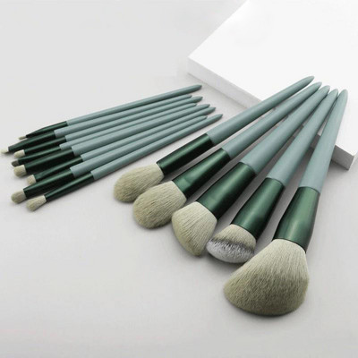 14 vnt Creative Daisy makiažo šepetėlių rinkinys laisvos pudros akių šešėlių maskavimo priemonė Highlight Flower Brush Super Soft Beauty Cosmetics Tools