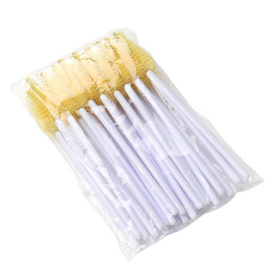 HOT 50 buc perie de unică folosință perie pentru sprâncene în formă de picătură instrument cosmetic pieptene portabil pentru gene extensie pentru gene instrumente de machiaj