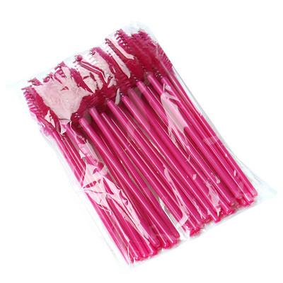 HOT 50 buc perie de unică folosință perie pentru sprâncene în formă de picătură instrument cosmetic pieptene portabil pentru gene extensie pentru gene instrumente de machiaj