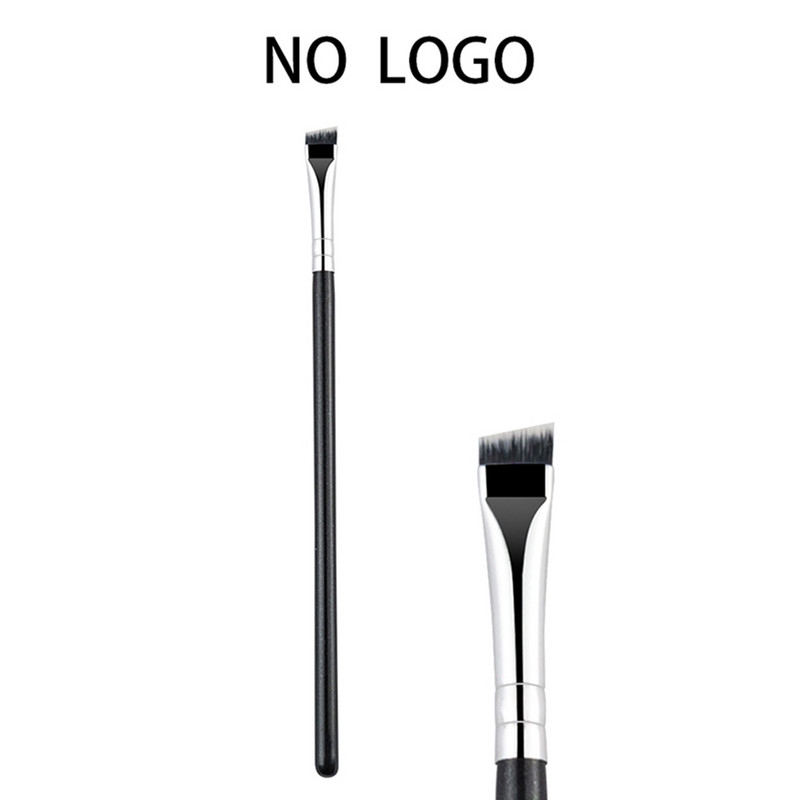 BEILI, negru/roșu, perie profesională de machiaj pentru sprâncene, unelte pentru creion de ochi, păr sintetic, căptușeală cu o singură aripă, pensule de machiaj pentru sprâncene