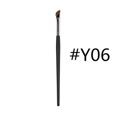 Perie pentru creion de ochi Seceră Perie de machiaj cu marginea cuțitului Perie pentru creion de ochi lichid Perie pentru sprâncene cu unghi oblic, ultra subțire, cu cap plat