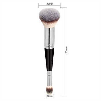 Διπλής απόληξης Foundation Concealer Makeup Brush Rounded Taperd Flawless Brush Ideal for Liquid Cream Powder Blending Concealer