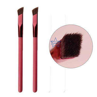 Upgrade Blade Eyeliner Brush Perie plată pentru sprâncene cu unghi fin ultra subțire Sub ochi Așezați perie de machiaj Perie cu detalii precise
