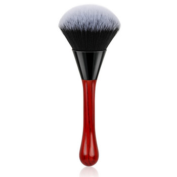 Μεγάλα πινέλα μακιγιάζ Cream for Foundation Powder Brush Retro Wooden Soft Face Blush Brush Εργαλείο μακιγιάζ για επαγγελματικά καλλυντικά