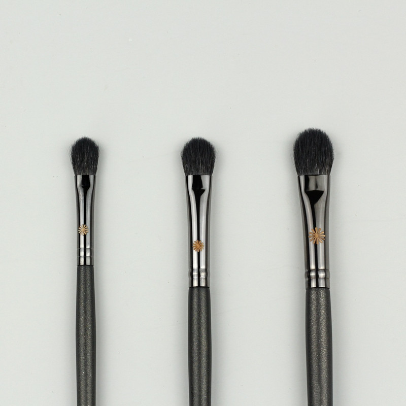 1 buc Păr de capră Pensule de machiaj pentru fard de pleoape de bază, bază de fard pentru amestecarea ochilor, perie de machiaj Nas mare, păr de animal 205a 206a 207a