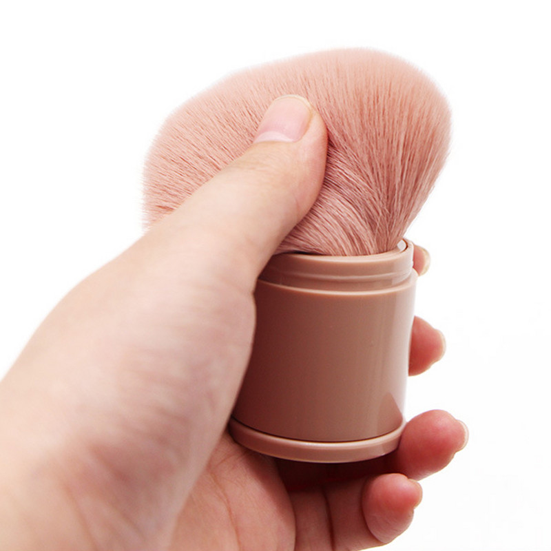 1 tk Mugav sissetõmmatav meigipintsel Meigitööriistad Ace Foundation Powder Lauvärv Suur lahtine puuder põsepuna