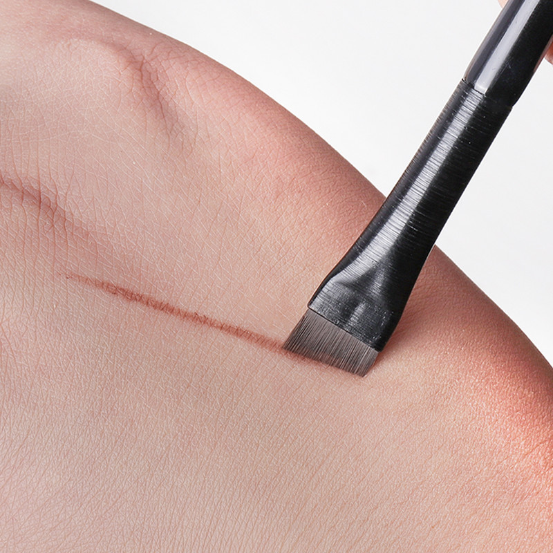 OVW 2 buc. Crema de ochi Perie pentru sprâncene Perie de machiaj profesională Instrument cosmetic pentru Gel pentru sprâncene Perie pentru cute Crema de ochi Machiaj