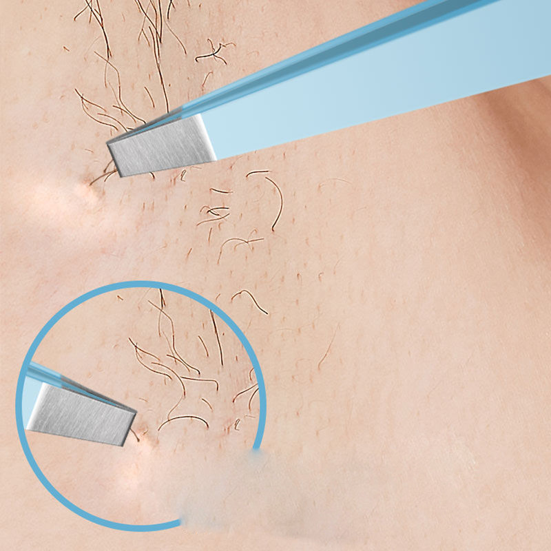 Pensetă pentru sprâncene Păr colorat Frumusețea păr fin Extractor din oțel inoxidabil Agrafe pentru sprâncene înclinate Instrumente pentru îndepărtarea machiajului