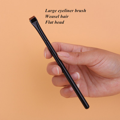 microbrush Βούρτσα φρυδιών Πινέλα μακιγιάζ Super Thin Angled Eyeliner λοξό Εργαλείο για τα φρύδια μακιγιάζ με επίπεδη άκρη για γυναίκες Εργαλεία φρυδιών