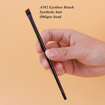 microbrush Βούρτσα φρυδιών Πινέλα μακιγιάζ Super Thin Angled Eyeliner λοξό Εργαλείο για τα φρύδια μακιγιάζ με επίπεδη άκρη για γυναίκες Εργαλεία φρυδιών