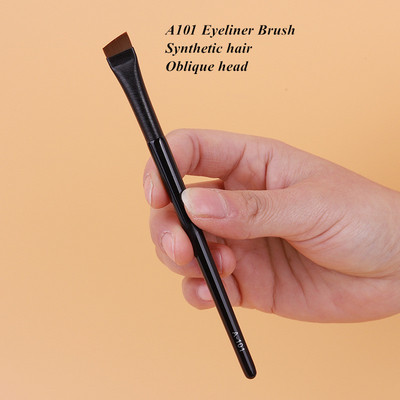 microbrush Βούρτσα φρυδιών Πινέλα μακιγιάζ Super Thin Angled Eyeliner λοξό Εργαλείο για τα φρύδια μακιγιάζ με επίπεδη άκρη για γυναίκες Εργαλεία φρυδιών
