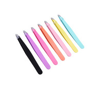 Pensetă pentru sprâncene Păr colorat Frumusețea părului fin Extractor Instrumente de machiaj din oțel inoxidabil Agrafe pentru sprâncene înclinate Instrumente de îndepărtare