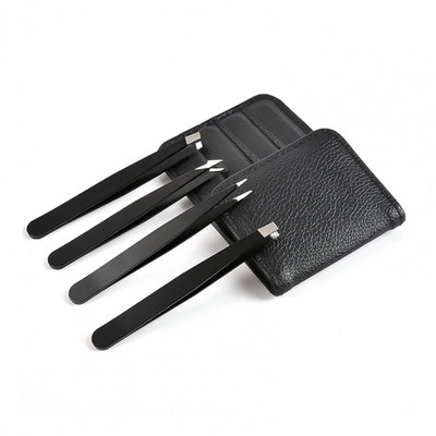 4Pcs/Set Pinceta za obrve Precizno oblikovanje kose Stezaljka za nadogradnju trepavica od nehrđajućeg čelika Makeup Beauty Alat za obrve za žene