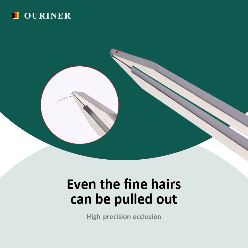 Pensetă pentru sprâncene de înaltă calitate. Păr colorat Frumusețea părului fin Extractor din oțel inoxidabil Agrafe pentru sprâncene înclinate Instrumente pentru îndepărtarea machiajului