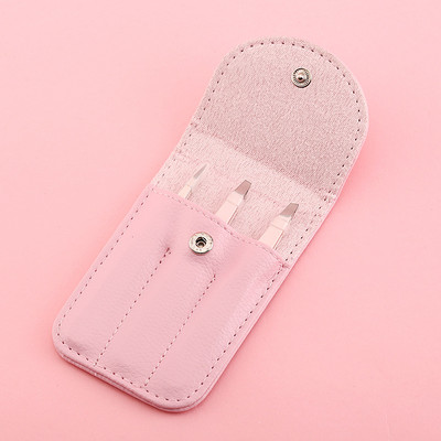 3 buc. Pensete profesionale pentru sprancene Vârf cu vârf din oțel inoxidabil/Vârf înclinat/Vârf plat Instrument de machiaj pentru îndepărtarea părului Pincet Professionel