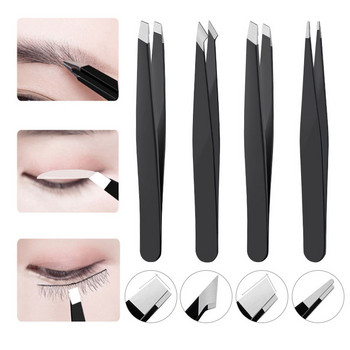Ανοξείδωτο τσιμπιδάκι φρυδιών Hair Pluckers Κλιπ φρυδιών Trimmer Eyelash Extension Clip Makeup Beauty Repair και για τα φρύδια