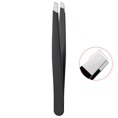 Pensetă pentru sprâncene din oțel inoxidabil Clip pentru smulgerea părului Trimmer pentru sprâncene Clip pentru extensie de gene Machiaj Reparații de frumusețe și pentru sprâncene