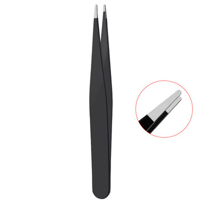 Pensetă pentru sprâncene din oțel inoxidabil Clip pentru smulgerea părului Trimmer pentru sprâncene Clip pentru extensie de gene Machiaj Reparații de frumusețe și pentru sprâncene