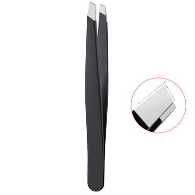 Pensetă pentru sprâncene din oțel inoxidabil Clip pentru smulgerea părului Trimmer pentru sprâncene Clip pentru extensie de gene Machiaj Reparații de frumusețe și pentru sprâncene