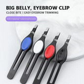 5 krāsu Profesionāla uzacu pincete nerūsējošā tērauda slīpi smalki matiņu novilkšanas uzacu klipši matiņu noņemšanai pincetes grima rīki