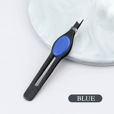 5 krāsu Profesionāla uzacu pincete nerūsējošā tērauda slīpi smalki matiņu novilkšanas uzacu klipši matiņu noņemšanai pincetes grima rīki