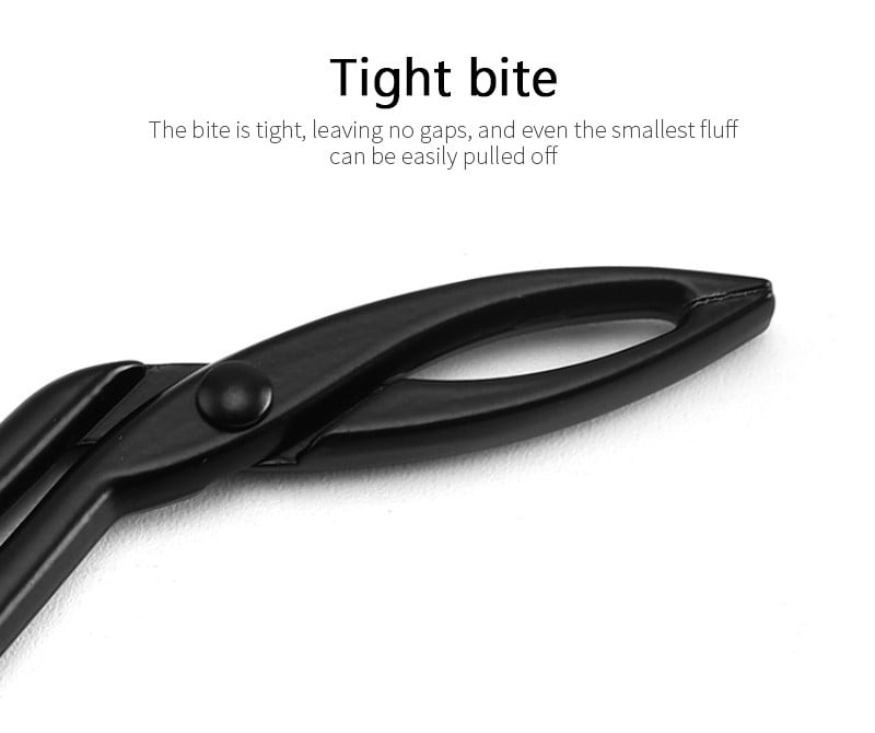 1 buc. Pensetă pentru sprâncene din oțel inoxidabil negru/auriu pentru îndepărtarea părului feței Instrumente de machiaj durabile Foarfece pentru sprâncene Trimmer Clipper TSLM1