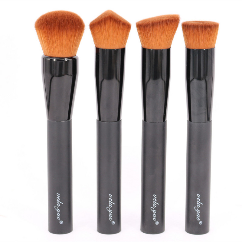 Vela.Yue Pensule de machiaj Pudră de față Fond de ten Fard de obraz Bronzer Cremă Primder Base Multitasker Kabuki Cosmetics Instrumente de frumusețe