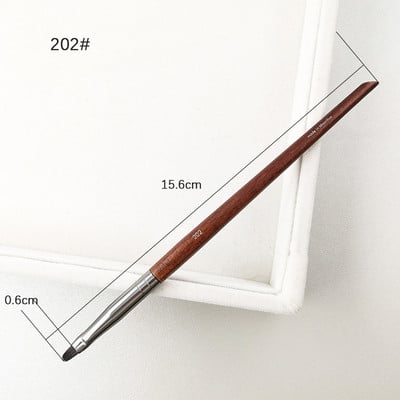 Pensule mică de lemn pentru corector #174 #176#202 #230 Pensule profesionale de machiaj pentru creion de ochi pentru buze Instrumente cosmetice pentru machiaj