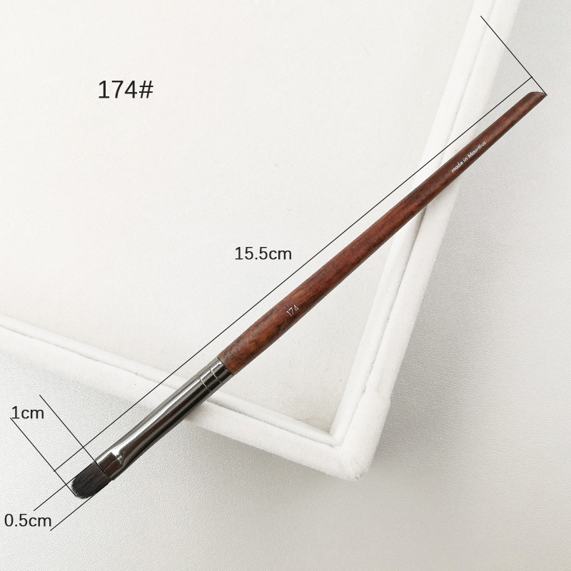 Pensule mică de lemn pentru corector #174 #176#202 #230 Pensule profesionale de machiaj pentru creion de ochi pentru buze Instrumente cosmetice pentru machiaj
