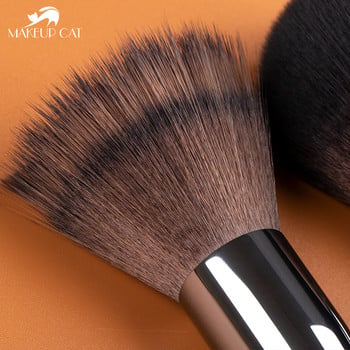 Μακιγιάζ Cat Cosmetic Brush-2022New Portable 10Pcs Short Handle Brushes Makeup-Mail Mair Tools Makeup-Face & Eye Beauty Pens