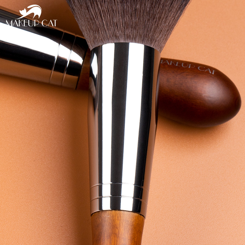 Pensule cosmetice pentru pisici de machiaj-2022New Portable 10bucs set de pensule de machiaj cu mâner scurt-Unelte de machiaj pentru păr moale-Pixuri pentru frumusețe pentru față și ochi