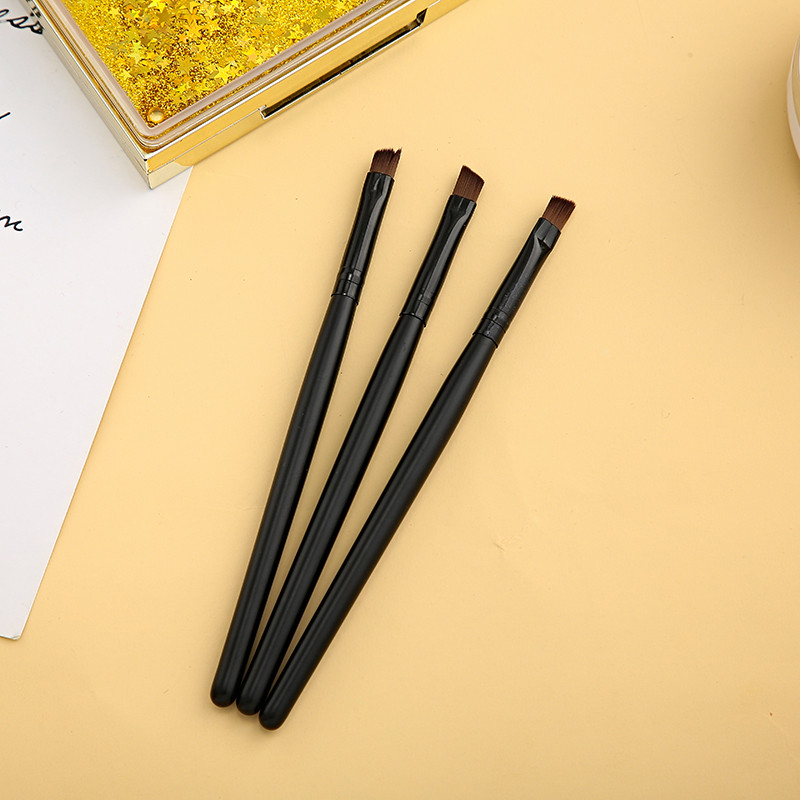 3 buc/set set de pensule de machiaj pentru perie de sprâncene set de pensule pentru ochi fard de pleoape rimel amestec creion machiaj instrumente cosmetice portabile