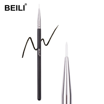 BEILI #224 Természetes kecskeszőr szemhéjpúder smink ecset Small Eye Blending 1 részes sminkecset csillogó fekete nyéllel