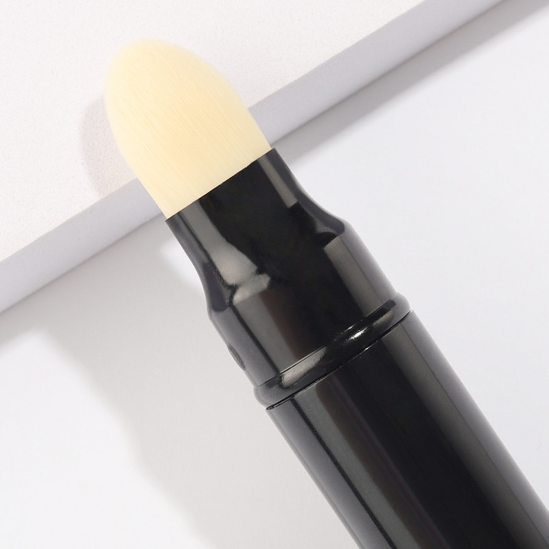 Pensule de machiaj cu două capete Pensule de machiaj portabile retractabile pentru fard pentru față pudră pentru fond de ten