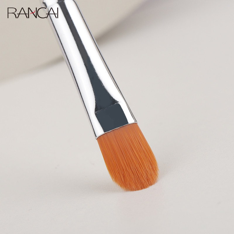 Pensule de machiaj RANCAI 1 buc Corectator pentru limbă Fard de pleoape Crema de ochi Blending Ochi Contur feței Cosmetice Frumusețe Machiaj Pensule