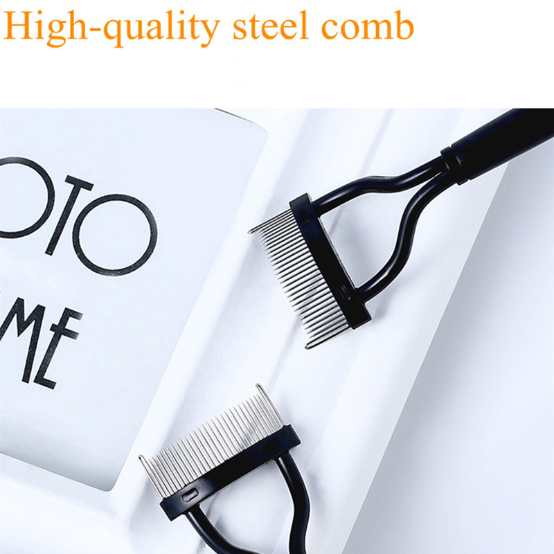 1 tk Ripsmete eraldamise kammkoolutaja Beauty Makeup Ripsmeeraldaja kokkupandav metallist ripsmehari kamm Ripsmetušš Curl Beauty Makeup