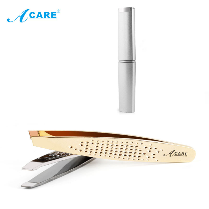 Pensetă pentru sprâncene Păr colorat Frumusețea păr fin Extractor din oțel inoxidabil Agrafe pentru sprâncene înclinate Instrumente pentru îndepărtarea machiajului