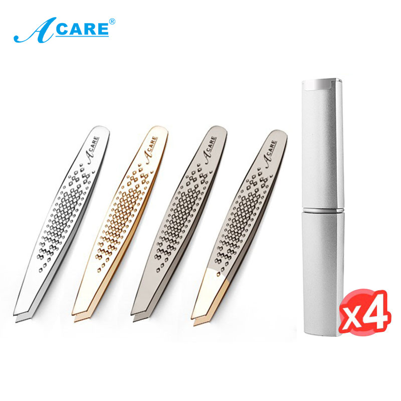 Pensetă pentru sprâncene Păr colorat Frumusețea păr fin Extractor din oțel inoxidabil Agrafe pentru sprâncene înclinate Instrumente pentru îndepărtarea machiajului