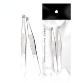 2kom/set Profesionalna kopča za uklanjanje dlačica od nehrđajućeg čelika Sredstvo za uklanjanje dlačica s lica i obrva Pinceta Alat za šminkanje Pinset