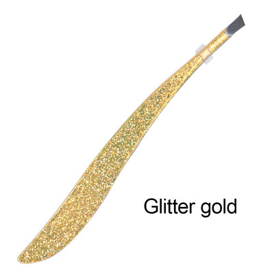 Pensetă de metal pentru sprâncene OKAYLASH Agrafe din aur roz pentru îndepărtarea părului feței Instrument de machiaj Beautfy