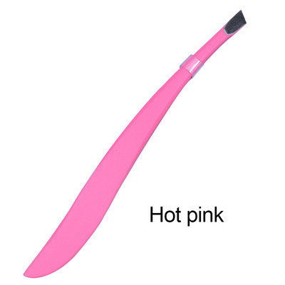 Pensetă de metal pentru sprâncene OKAYLASH Agrafe din aur roz pentru îndepărtarea părului feței Instrument de machiaj Beautfy